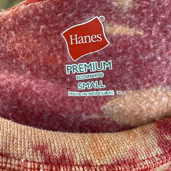 Tie Dye Womans Red Crewneck Sweater Size Small - Picture 14 of 14